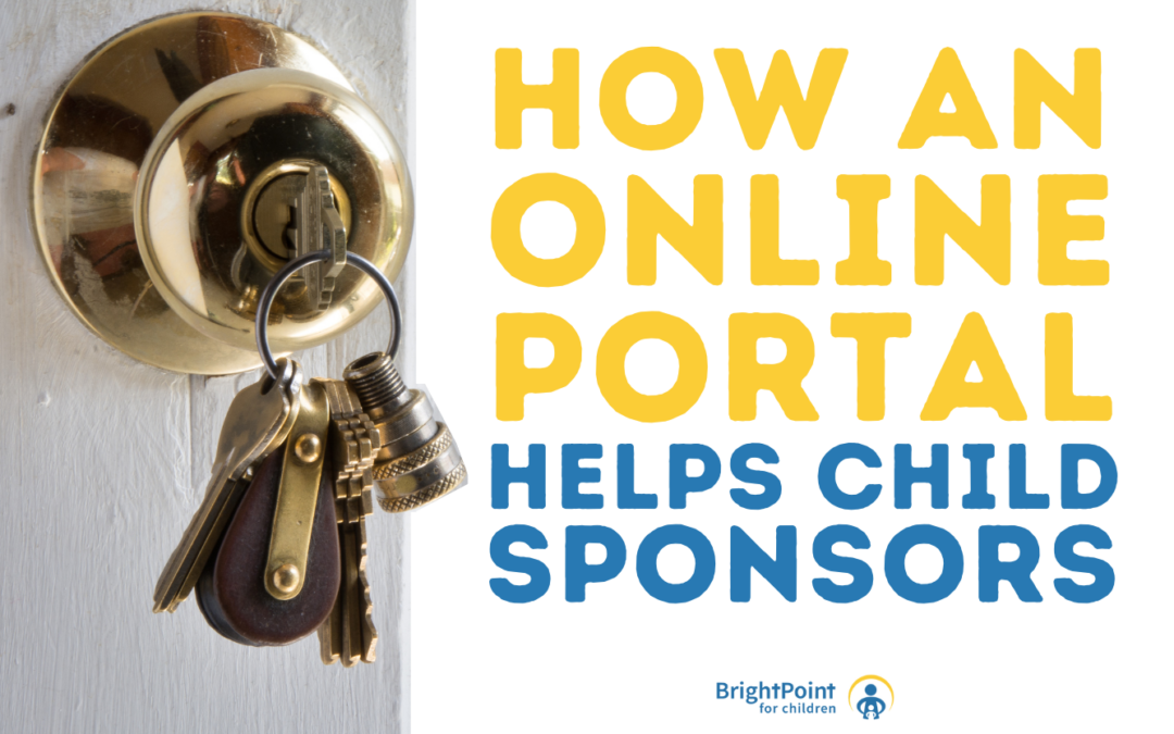 How a sponsor portal helps in child sponsorship programs.